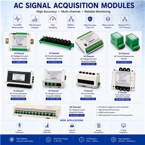 AC Signal Acquisition Modules Voltage Current Monitoring