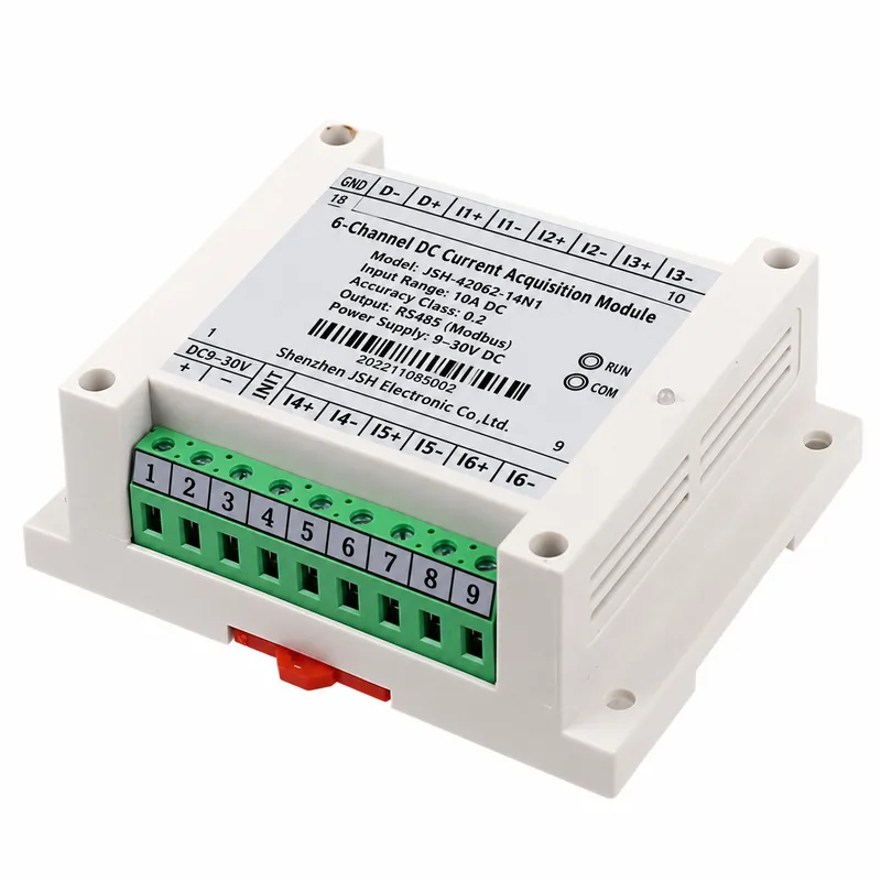 6 Channel Differential DC Current Voltage Data Acquisition Module 20mA 10A 10V 500V 6 Channel Differential DC Current Voltage Data Acquisition Module 20mA 10A 10V 500V