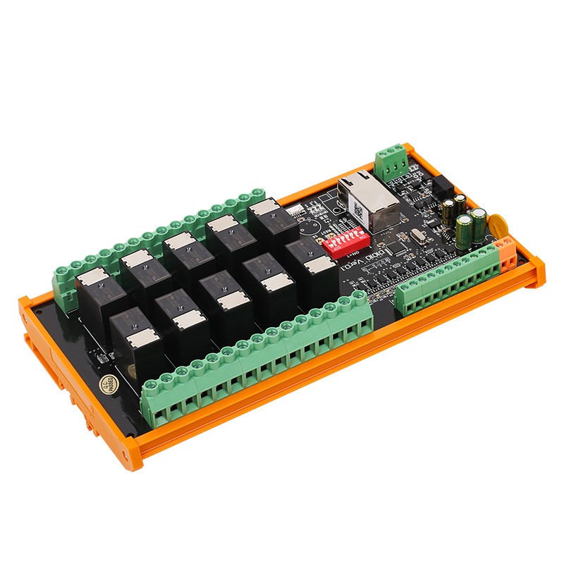 10DI 10DO High Voltage Relay I/O Module Modbus RTU TCP Remote Controller