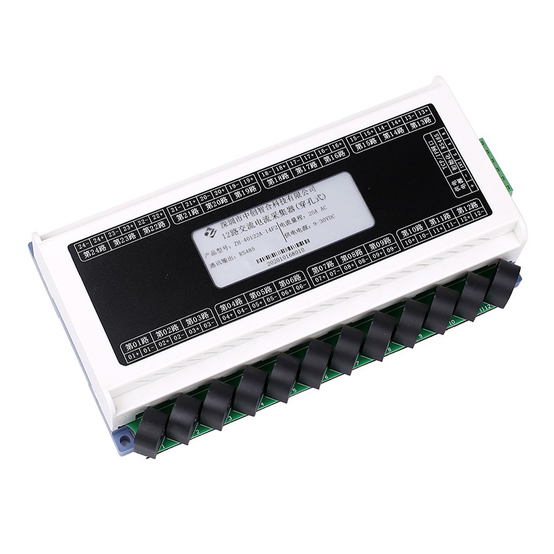 12 Channel 0-100mA 10A 25A AC Current Acquisition Module