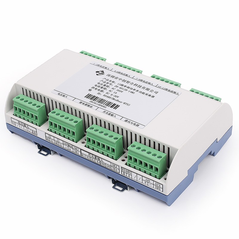 12-Channel AC Single-Phase Power Signal Acquisition Module RS485 Modbus-RTU Power Energy Data Collector