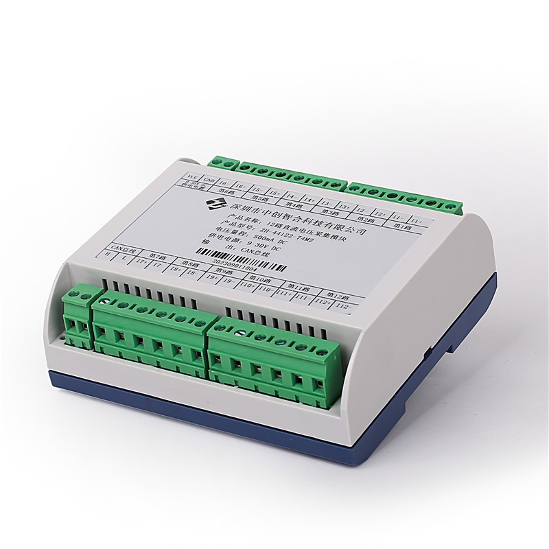 12-Channel Fully Isolated DC Current Voltage DAQ Module with RS485 Modbus-RTU