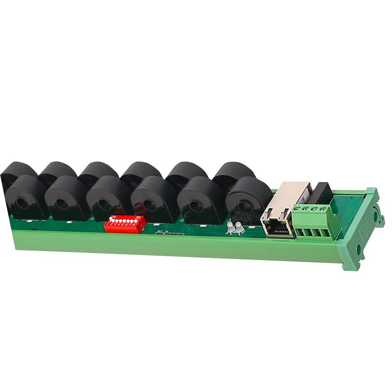 16 Channel AC 5A-60A Current Signal Acquisition Module with Modbus RTU/TCP