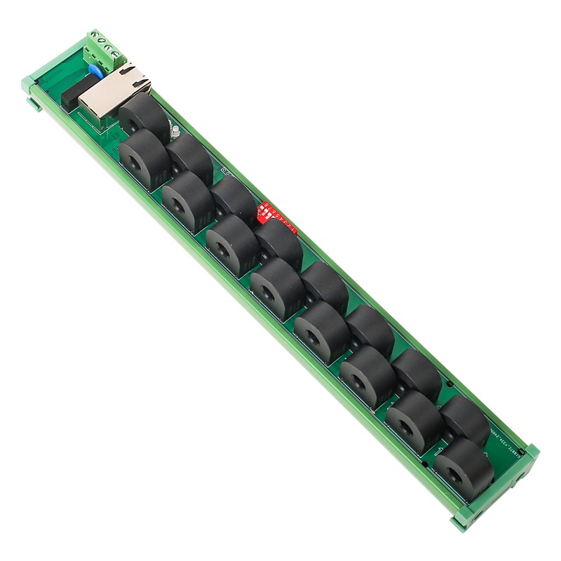 16 Channel AC 5A-60A Current Signal Acquisition Module with Modbus RTU/TCP