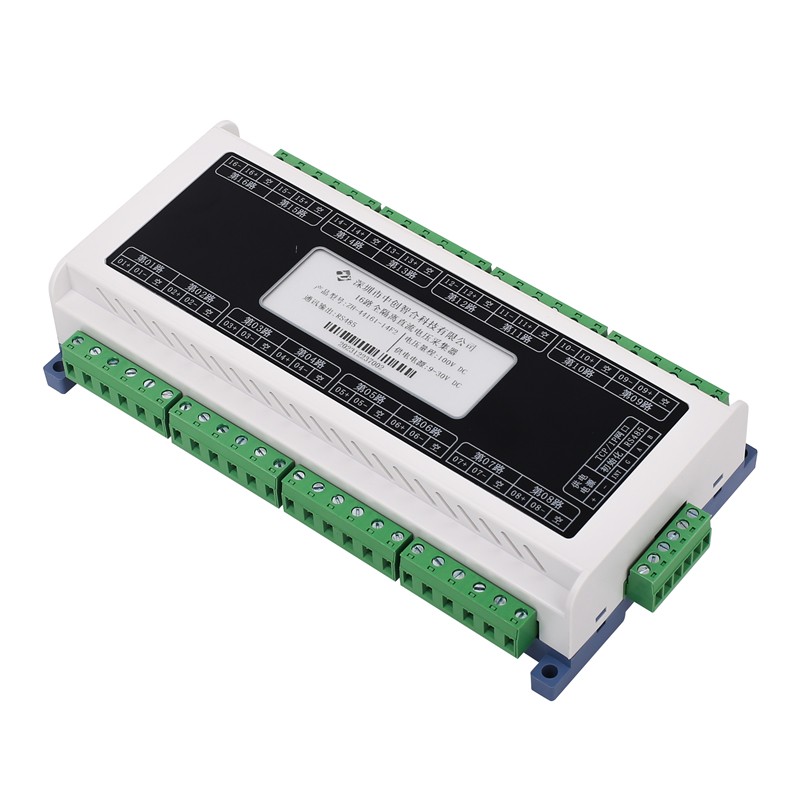 16 Channel Full Isolated DC Voltage Current DAQ Module for Industrial Automation