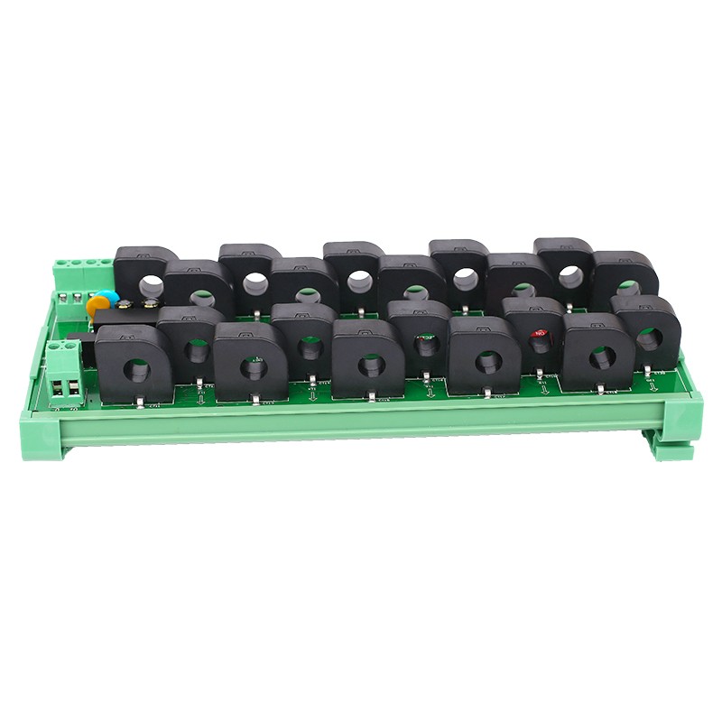 20 Channel Through-Hole AC/DC Current Data Acquisition Module RS485 Modbus RTU