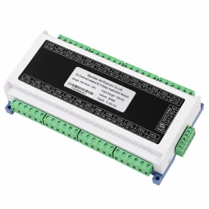 DIN Rail 2000V Isolated 24-Channel DC Voltage & Current Acquisition Module with Modbus RTU/TCP