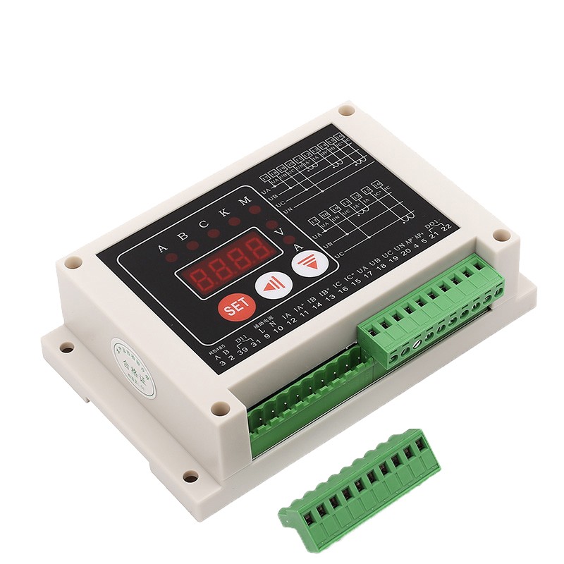 Harmonic Three-Phase Multifunction Power Meter with LED Display RS485 Modbus RTU Power Quality Analyzer