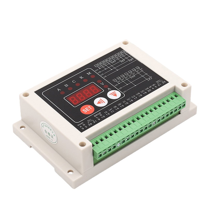 Harmonic Three-Phase Multifunction Power Meter with LED Display RS485 Modbus RTU Power Quality Analyzer