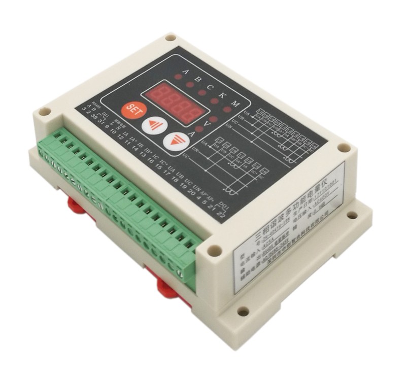 Harmonic Three-Phase Multifunction Power Meter with LED Display RS485 Modbus RTU Power Quality Analyzer