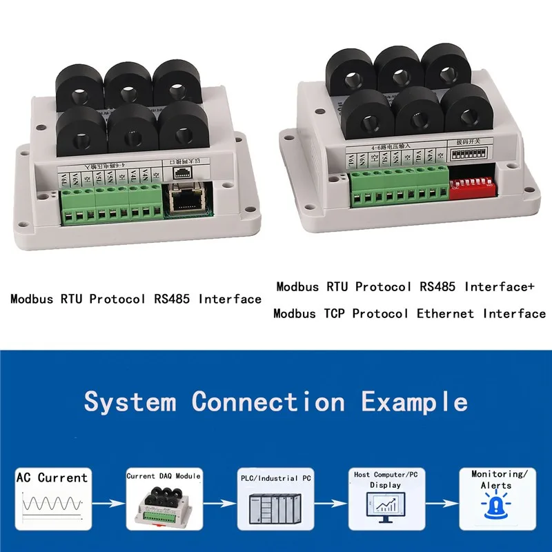 6-Channel AC Power Measurement Module with Modbus JSH-40064A