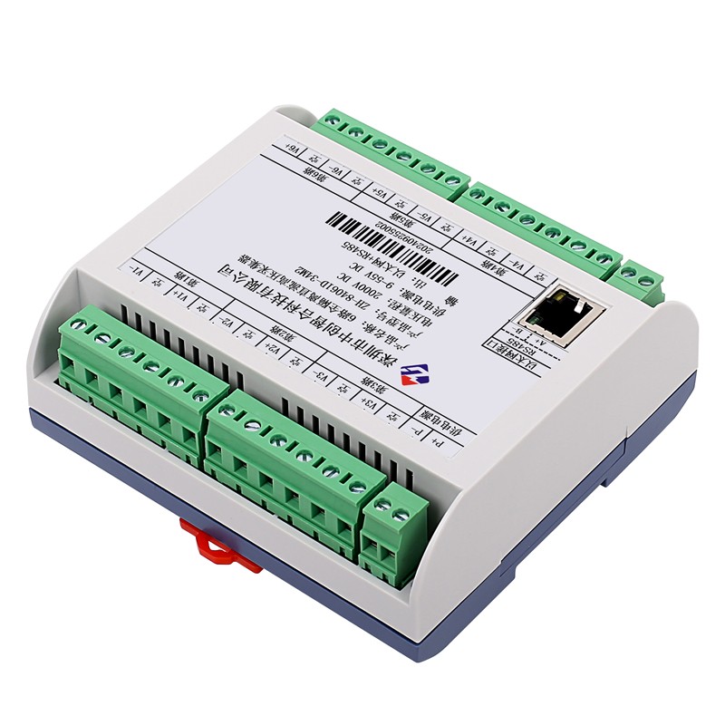 6 Channel Fully Isolated 500V-2000V DC High Voltage Data Acquisition Module RS485 Modbus TCP