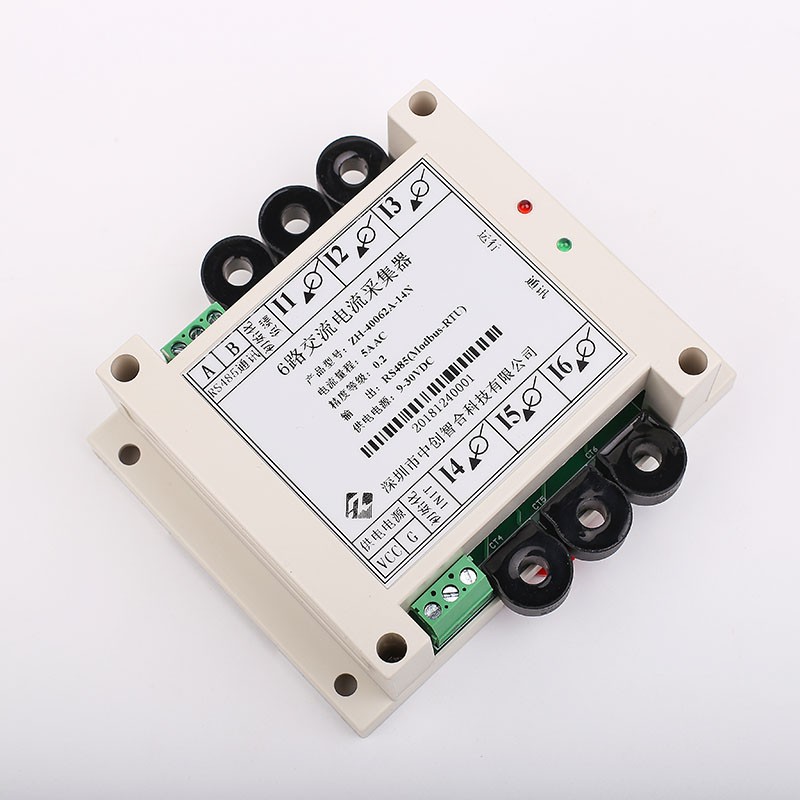 6 Channel Through Hole 4-20mA AC Current Data Acquisition Module