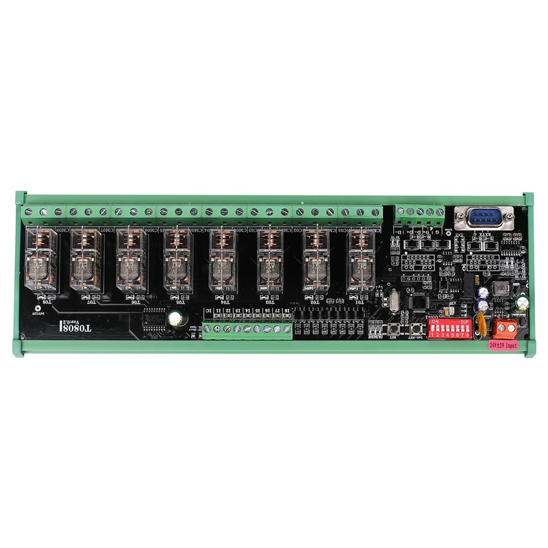 8 Channel Digital Input Digital Output Relay Module 8DI 8DO Modbus RTU TCP Remote I/O Controller