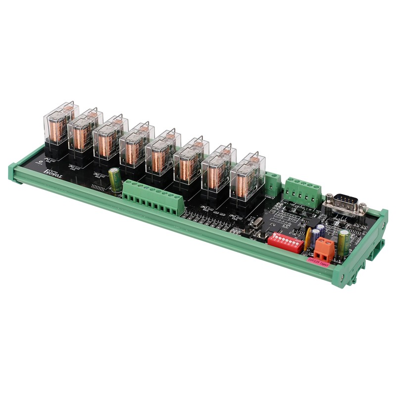8 Channel Digital Input Digital Output Relay Module 8DI 8DO Modbus RTU TCP Remote I/O Controller