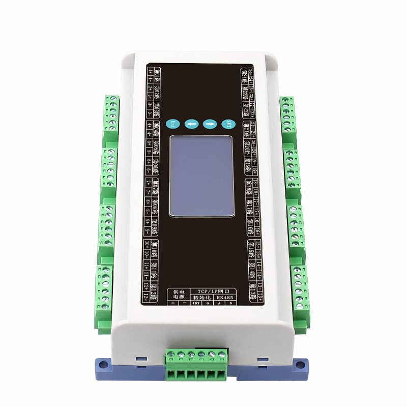 LCD 24-Channel AC Data Acquisition Module 0-5A 0-500V