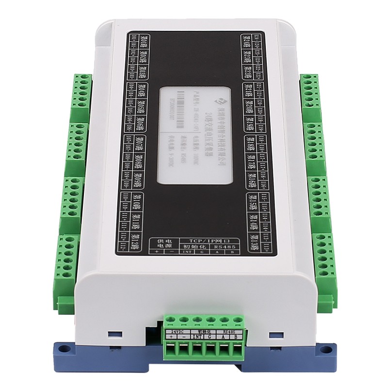 24-Channel DIN Rail 0-20mA 0-20V AC Voltage Current Data Acquisition Module
